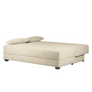 Boxspring-Schlafsofa Dingo I Webstoff Creme