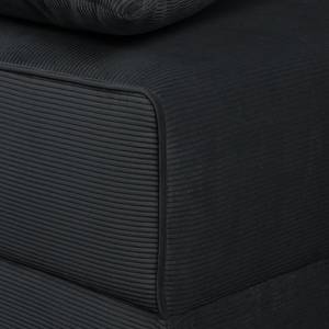 Boxspring-Schlafsofa Dingo II Cord Anthrazit