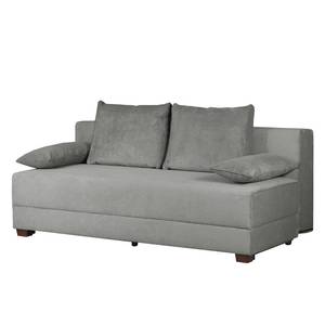 Boxspring-Schlafsofa Dingo II Cord Lichtgrau