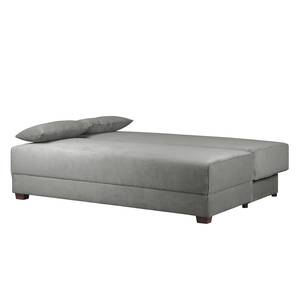 Boxspring-Schlafsofa Dingo II Cord Lichtgrau