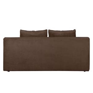 Boxspring-Schlafsofa Dingo II Cord Schokolade/ Braun