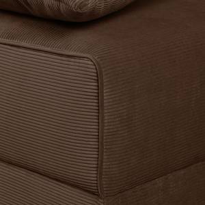 Clic-clac boxspring Dingo II Tissu Marron chocolat