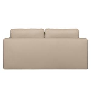 Boxspring-Schlafsofa Goodlow Webstoff Polia: Cappuccino - Mit Schlaffunktion