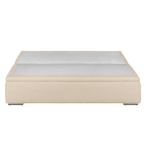 Boxspring-Schlafsofa Goodlow Webstoff Polia: Kaschmir - Mit Schlaffunktion