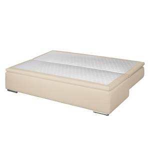 Divano letto boxspring Goodlow Velluto - Tessuto Polia: cachemire - Funzione letto