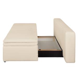 Divano letto boxspring Goodlow Velluto - Tessuto Polia: cachemire - Funzione letto