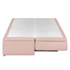 Boxspring-Schlafsofa Goodlow Webstoff Polia: Mauve - Mit Schlaffunktion