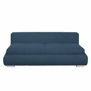 Boxspring-Schlafsofa Manton Webstoff Blau