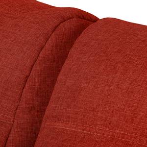 Boxspring-Schlafsofa Manton Webstoff Rot