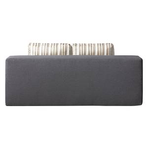 Boxspring Schlafsofa Maren Webstoff Anthrazit / Beige