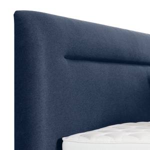 Lit boxspring Almade Tissu - Bleu foncé - 180 x 200cm