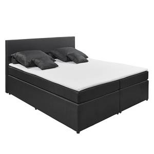 Boxspring Ansley (incl. topper) geweven stof - 140 x 200cm