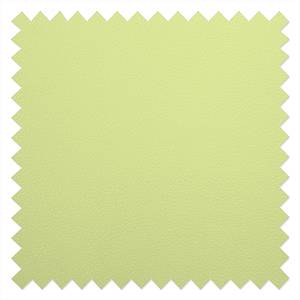 Lit boxspring Atlanta Cuir véritable Sans surmatelas - Vert clair - 160 x 200cm - D3 medium
