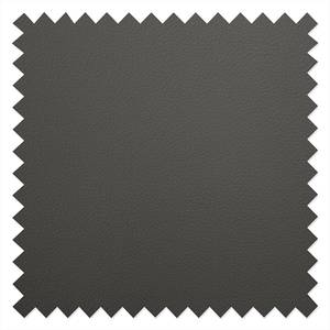 Lit boxspring Atlanta Cuir véritable Sans surmatelas - Noir - 200 x 200cm - D3 medium