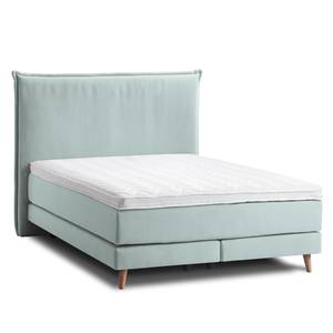 Boxspring Avellino I geweven stof - 140 x 200cm - H2 zacht