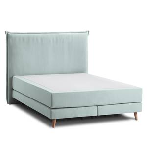 Lit boxspring Avellino I Tissu - 140 x 200cm - D2 souple