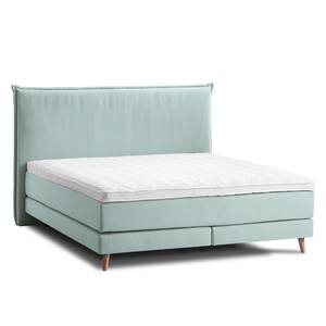 Boxspring Avellino I geweven stof - 180 x 200cm - H2 zacht