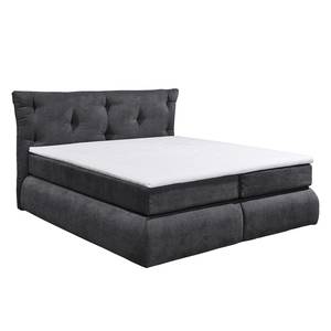 Boxspring Bannon micro-velours - Antraciet