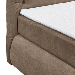 Boxspringbett Bannon Microvelours - Taupe