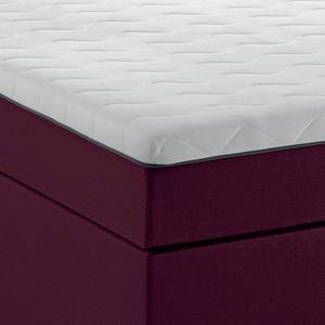 Boxspringbett Ramona V Webstoff - Bordeaux - 180 x 200cm