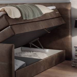 Boxspringbett Colider Microfaser - Braun