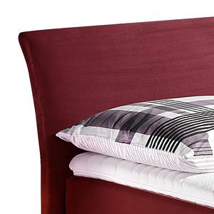 Boxspringbett Devon inklusive Topper - Bordeaux - 180 x 200cm - Kaltschaummatratze - H3