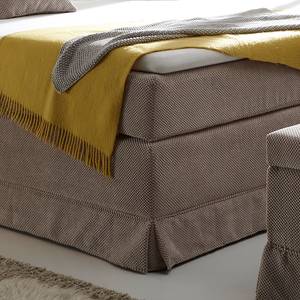 Boxspring Dixon micro-velours - Beige