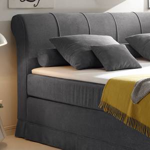 Lit boxspring Dixon Microvelours - Gris