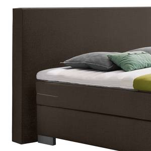 Boxspring Emperial Night II Gemêleerd bruin - 160 x 200cm - Ton-pocketveringmatras - H2 zacht