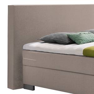 Boxspring Emperial Night II Gemêleerd grijs - 160 x 200cm - Ton-pocketveringmatras - H2 zacht