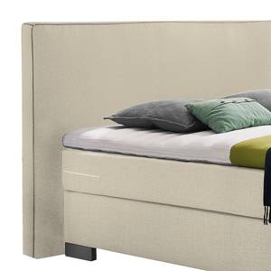 Boxspringbett Emperial Night III Creme - 180 x 200cm - Tonnentaschenfederkernmatratze - H3