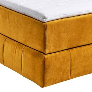 Lit boxspring Gowan Microvelours - Doré