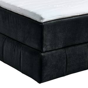 Lit boxspring Gowan Microvelours - Noir