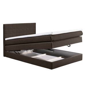 Boxspringbett Harvi Webstoff - 140 x 200cm