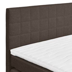 Boxspring Harvi inc. topper en opbergruimte - geweven stof - 140 x 200cm