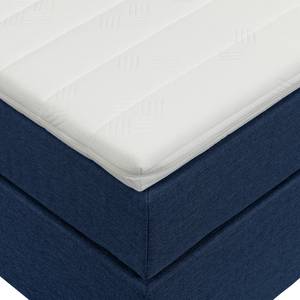 Boxspring Heaven geweven stof - Donkerblauw - 180 x 200cm - H2 zacht - Comfortschuim