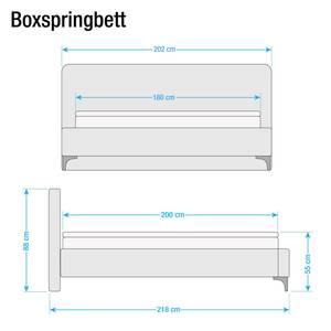 Boxspringbett Hyden 180 x 200cm