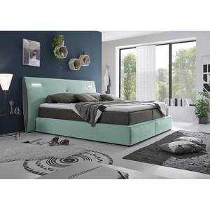 Lit boxspring Juara Microfibre - Vert menthe