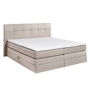 Boxspring Judson geweven stof - Beige