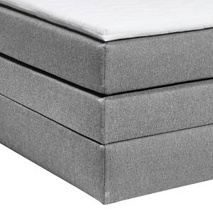 Boxspringbett Judson Webstoff - Grau