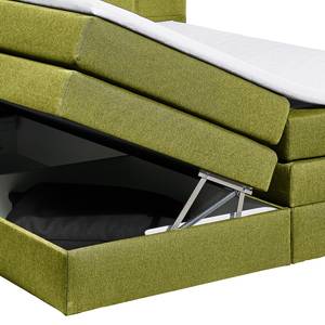 Boxspring Judson geweven stof - Groen