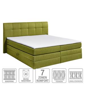 Lit boxspring Judson Tissu - Vert