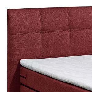 Boxspringbett Judson Webstoff - Weinrot