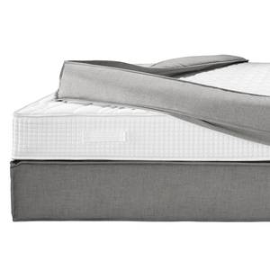 Premium boxspring KINX geweven stof - Stof KINX: Grijs - 180 x 220cm - H2 zacht - Zonder