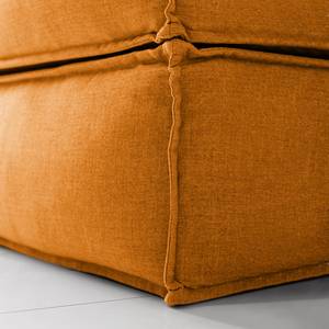 Lit boxspring Kinx Tissu - Tissu KINX : Orange - 140 x 220cm - 130 cm