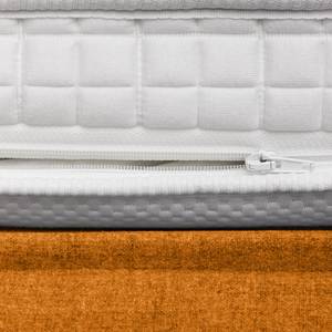 Lit boxspring Kinx Tissu - Tissu KINX : Orange - 140 x 220cm - 130 cm