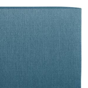 Lit boxspring KiYDOO I Tissu structuré - Bleu Gris - 200 x 200cm