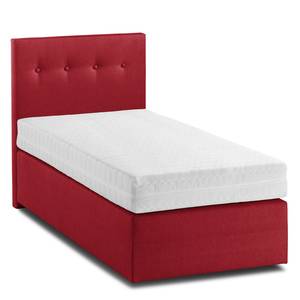 Boxspringbett KiYDOO II Strukturstoff Rot - 90 x 200cm