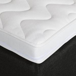 Boxspringbett Loimaa Webstoff - Schwarz - 160 x 200cm