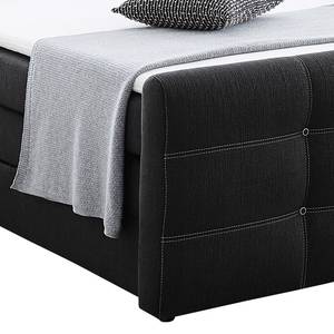 Boxspringbett Lulea Webstoff - Cappuccino